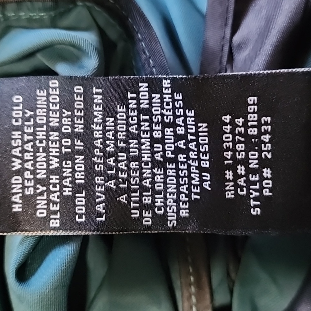 7 For All Mankind Green Rain Outdoor Windbreaker Adirondack Jacket - Women's - Picture 11 of 11